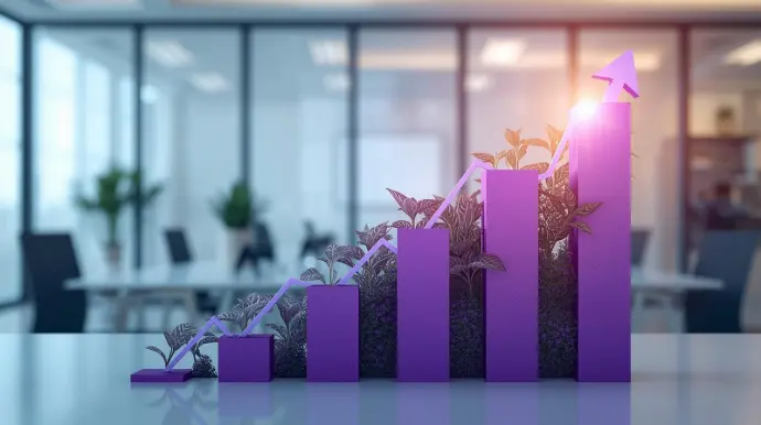 Abstract image symbolizing business growth strategy system development